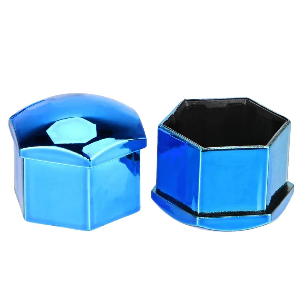 20pcs Universal Lug Nut Covers for Automotive Wheel Hubs Tire Cap Modification Accessories Dust-Proof Rust-Proof Durable Stylish