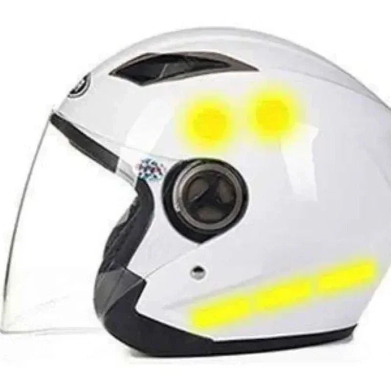 10pcs High Intensity Grade Reflective Safety Warning Tapes Stickers Self-Adhesive For Car Truck Motorcycle Bike Camper Helmet
