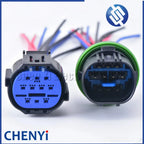 10 Pin auto headlight plug waterproof Headlamps socket HP406-10021 wiring harness connector For Hyundai IX25 Kia K2 K3 with wire