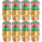 1-8pcs Motorcycle Car Tire Pressure Monitor Valve Cap Sensor Indicator Auto Tire Pressure Inspection Tools Tire Valve Detection