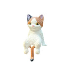 1/4Pcs Car Decoration Sleeping Cat Doll Kitty Creative Auto Ornaments Toys Cat Micro Landscape Model Cute Car Accessories Gifts