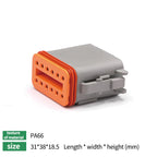 5/10/20Sets Deutsch DT Waterproof Connector Electrical Wire Socket Plug For Car 2P/3P/4P/6P/8P Kit Box Suit DT06-4S DT04-2P DT06