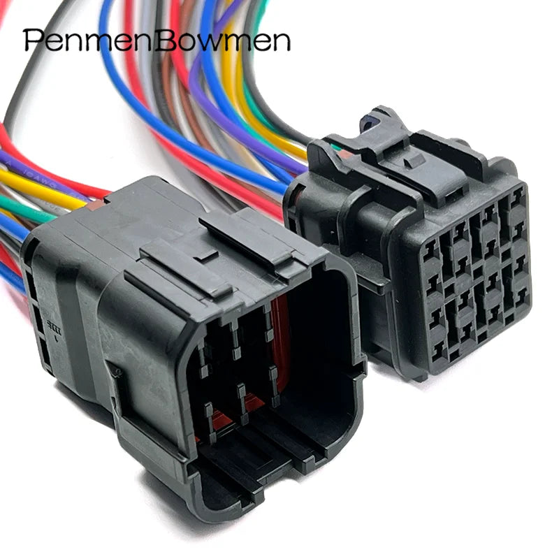 1 Set 16 Pin 1.8mm Auto Radar Plug Wiring Harness Electronic Waterproof Connector With Cable 7123-7564-40 7222-7564-40