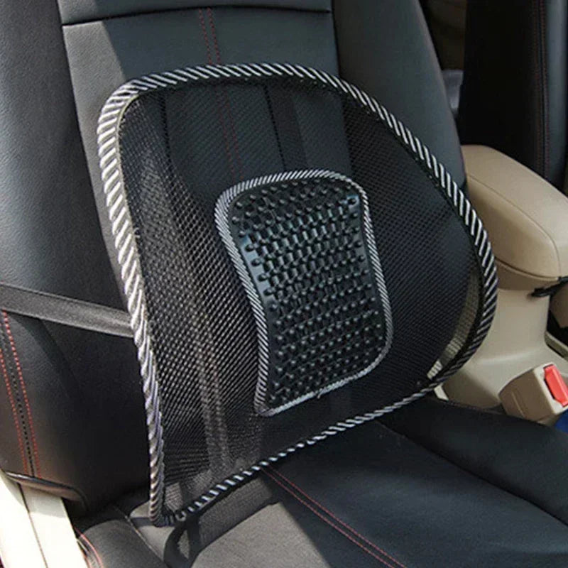 Car Seat Office Chair Massage Back Lumbar Support Mesh Ventilate Cushion Pad Black Mesh Back Lumbar Cushion for Car Driver Amagi