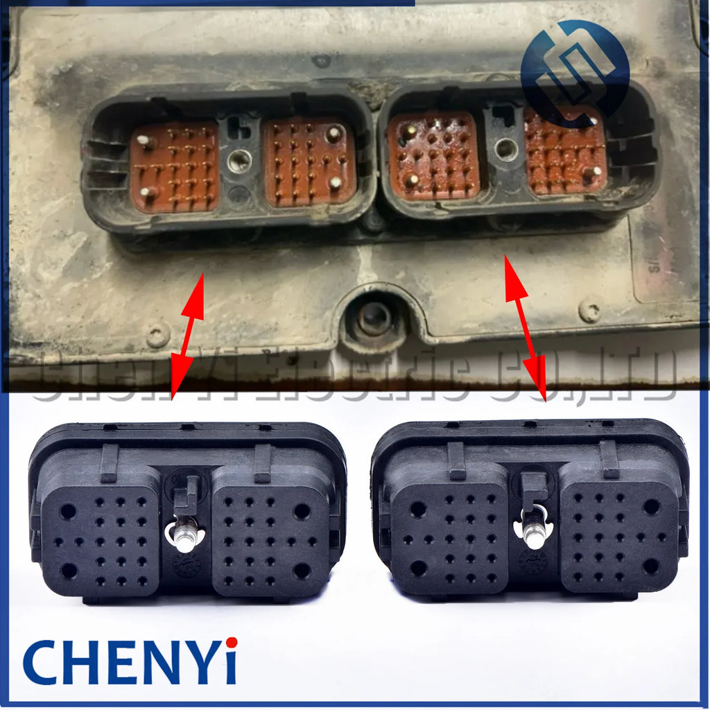 38 Pin connector DRC26-38S automotive waterproof plug DRC26-38S01 DRC26-38S02 With Pins For Deutsch DRC series