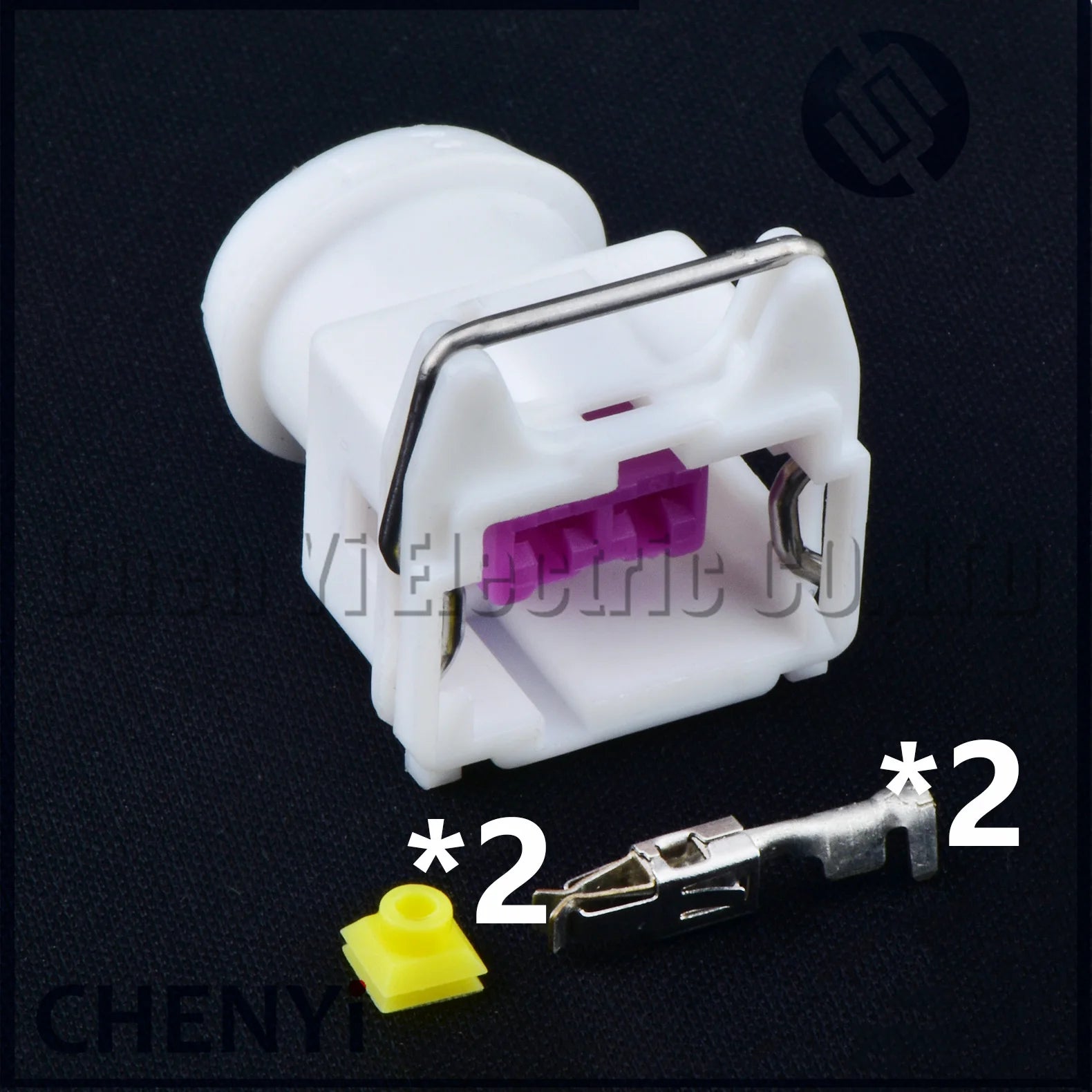 2 Pin Auto Fuel injector connector Car horn Speaker plug 144473-5 144473-6 144473-7 144473-8 For PEUGEOT CITROEN Geely Chang'an