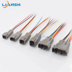 DTM04-2P automotive connector male and female for heavy-duty truck Dechi wiring harness waterproof plug DTM06-2S with wire