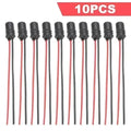16/1pcs DC12V T10 W5W 147 Dashboard Wedge Light Bulb Socket Rubber Light Bulb Socket Lamp Holder Connector for Auto Truck Boat