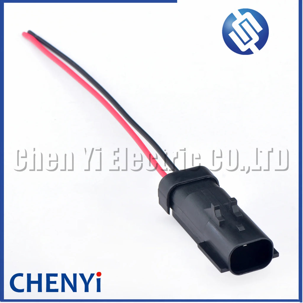 2 Pin Auto waterproof connector Exhaust temperature sensor Wire harness plug 54200220 54200210 4902912 For Cummins Auman Jeep