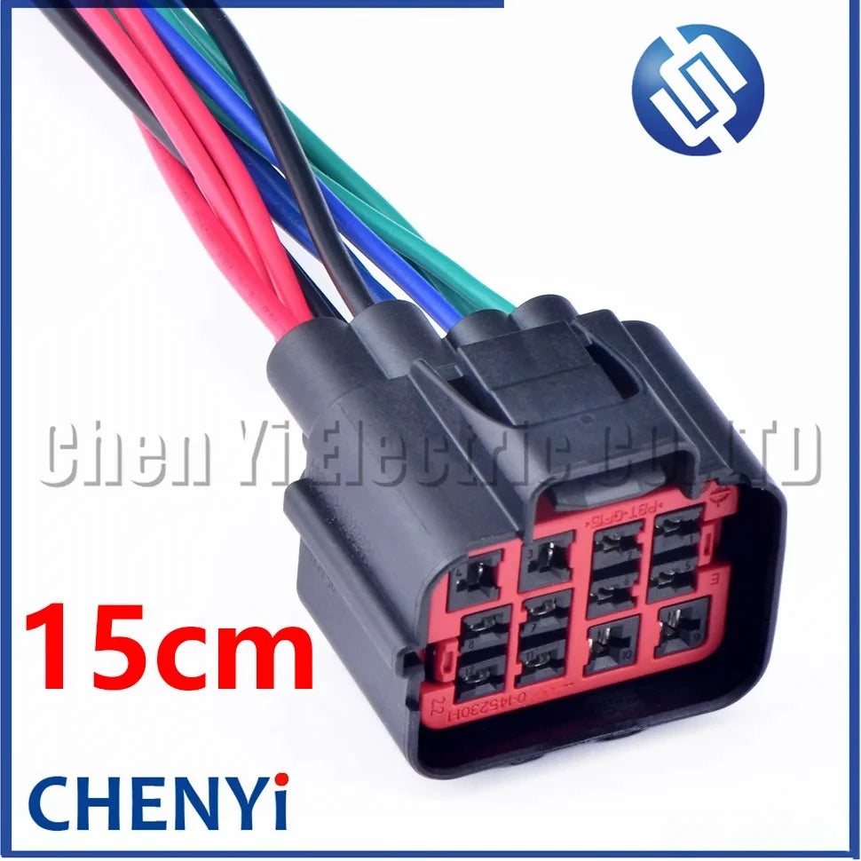 12 Pin Auto waterproof connector parking sensor Headlight assembly harness plug 145229-1 1452303-1 For Ford Volvo Cadillac Jeep