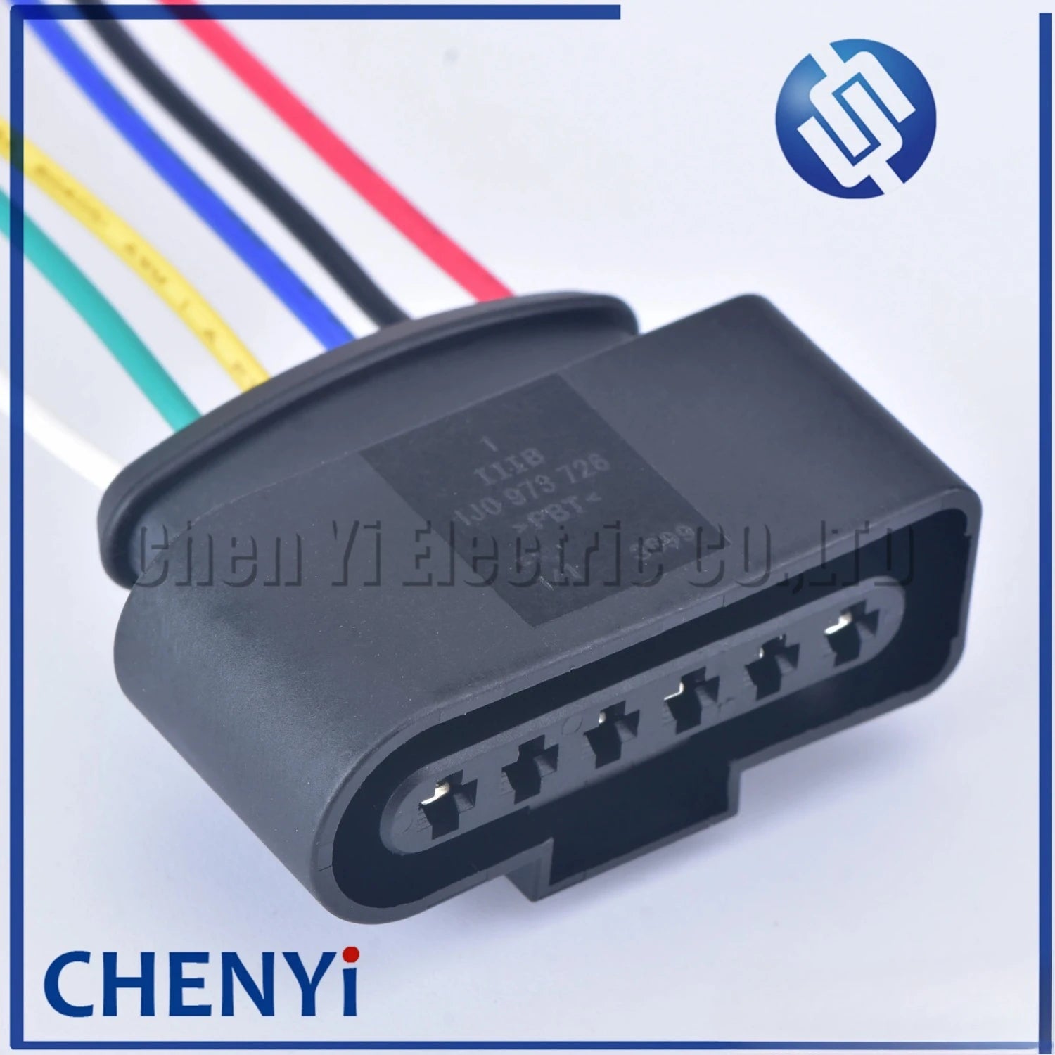 6 Pin 3.5mm female waterproof cable electrical pump connector ignition coil wire harness plug 1J0973726 With wires 1J0 973 726
