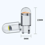 Car T10 LED Light Bulb 12V COB Glass Housing Waterproof Wedge Lamp Auto Interior Canopy Reading Light Bulb Auto Accessories
