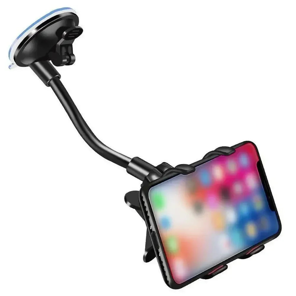 Car Phone Holder Universal Windshield Dashboard 360° Rotation Cellphone Mount Lazy Bracket Flexible Navigation Stand Amagi