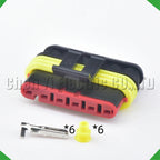 6 Pin Automotive waterproof connector Accelerator pedal assembly acceleration Black har...