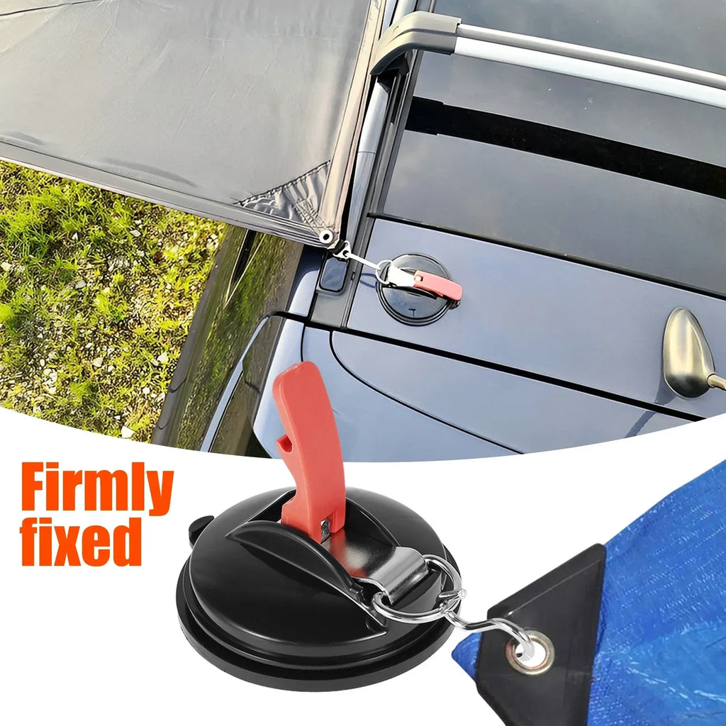 1/2/3/4Pcs Car Truck Tent Suction Multi-function Camping Tent Securing Hook Auto Accessories Vacuum Suction Cup Car Amagi