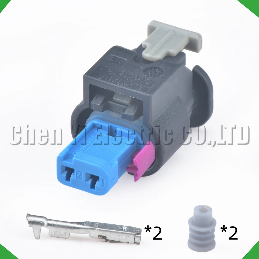 2 Pin Automobile waterproof connector vvt solenoid Ignition coil plug 4F0973702A 4F0973...