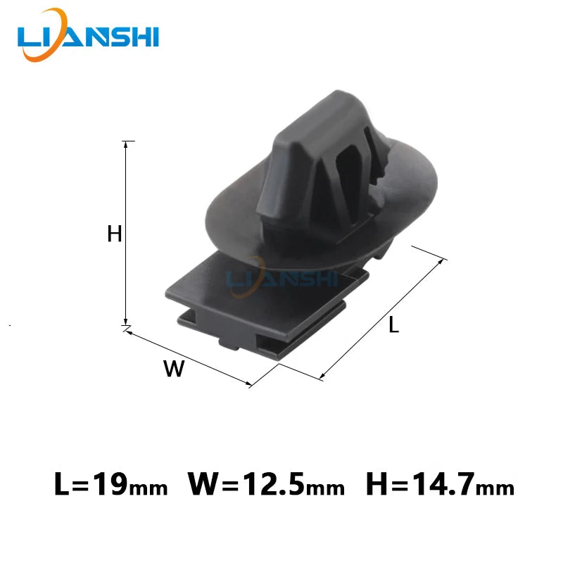 20pcs external lock auto motorcycle fixed movable buckle seat aircraft head multi-functional plastic buckle DJ7021K-50