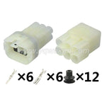 AMP 6Pin Connector Waterproof 2.2mm Male Female Connector Automotive Wiring Harness Cable Socket for Toyota 6189-6171 6180-6181