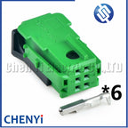 6 Pin Auto RD9 RD45 CD player connector Rear view mirror plug 953382-1 953382-2 953382-3 953382-4 For PEUGEOT 301 CITROEN C4 C5