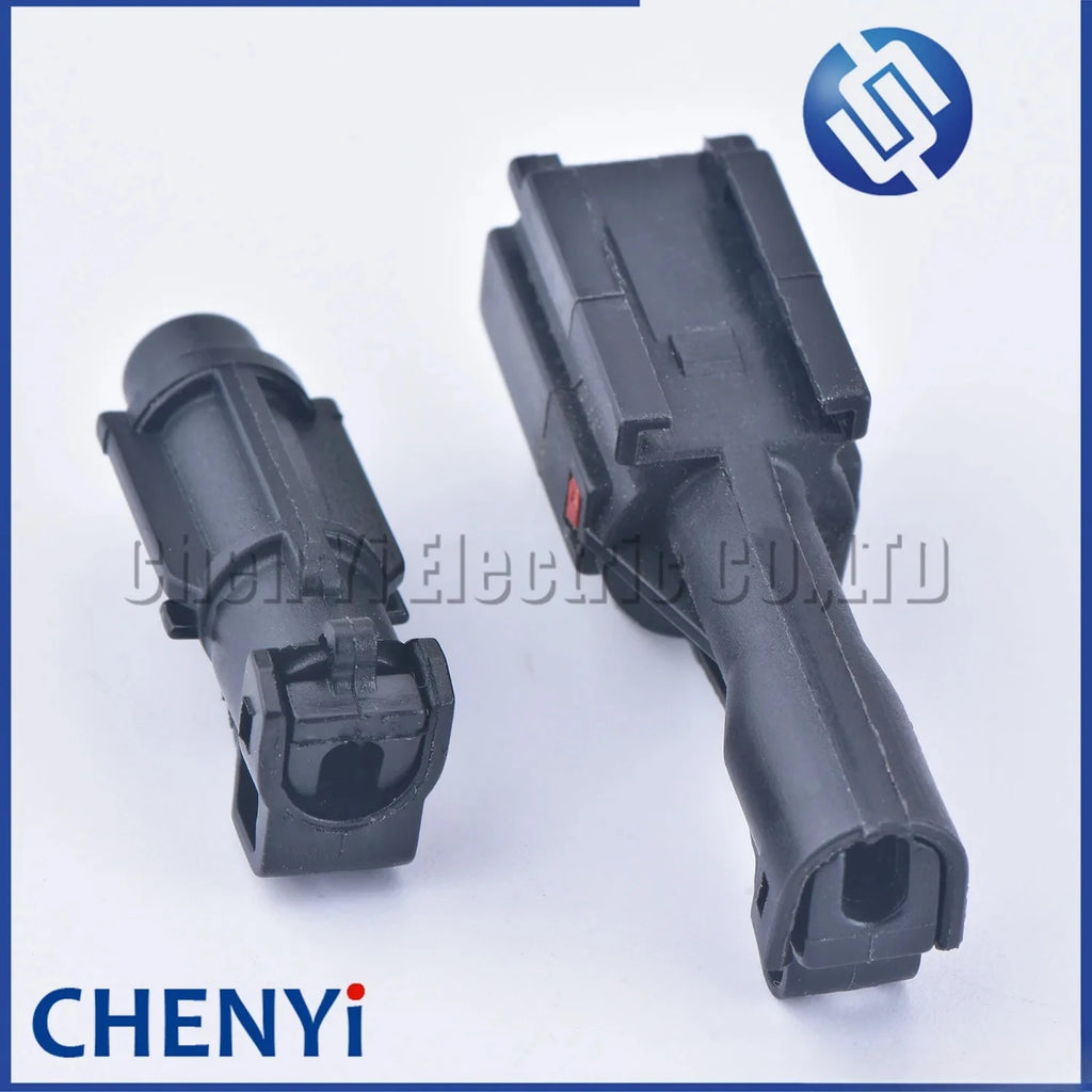 5 Sets 1 Pin Auto Waterproof Connector 7123-7414-30 Adapter Automotive Black Socket Male Female Plug MG640280-5 MG610278-5