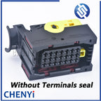 21 Pin ECU connectors 1-1534127-1 Balck Female Wiring Socket Plug 1-1355219-2 With Terminals and waterproof seal
