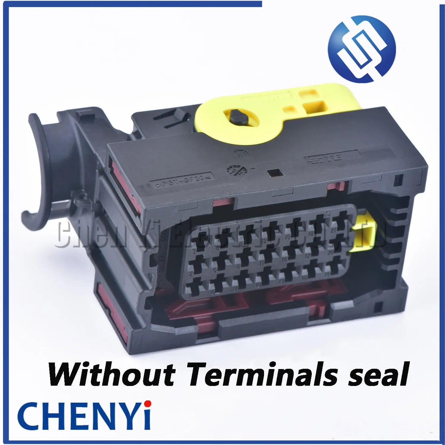 21 Pin ECU connectors 1-1534127-1 Balck Female Wiring Socket Plug 1-1355219-2 With Terminals and waterproof seal