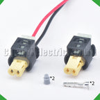 2-pin wire harness harness automotive waterproof connector bmw benz fuel injector