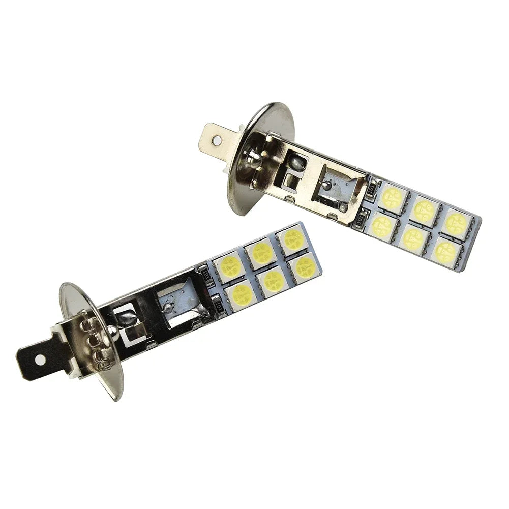 Upgrade 2PC NEW H1 6000K Super White 55W LED Headlight Bulbs Kit Fog Driving Light Voiture Wholesale Quick Delivery CSV Amagi