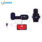Suitable for VVDI large flat plate BMW motorcycle full loss matching wiring harness, no need to remove lock head 4D 8A remote co