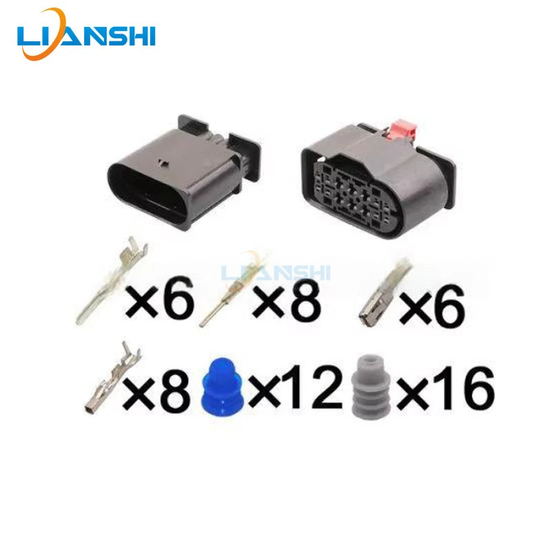2294945-1 is suitable for Mercedes-Benz headlight wiring harness connector with 14-pin plug DJ7142Y-1.5-3.5-11/21