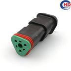 3pin auto waterproof electric plastic wire harness connector DT06-3S-CE13