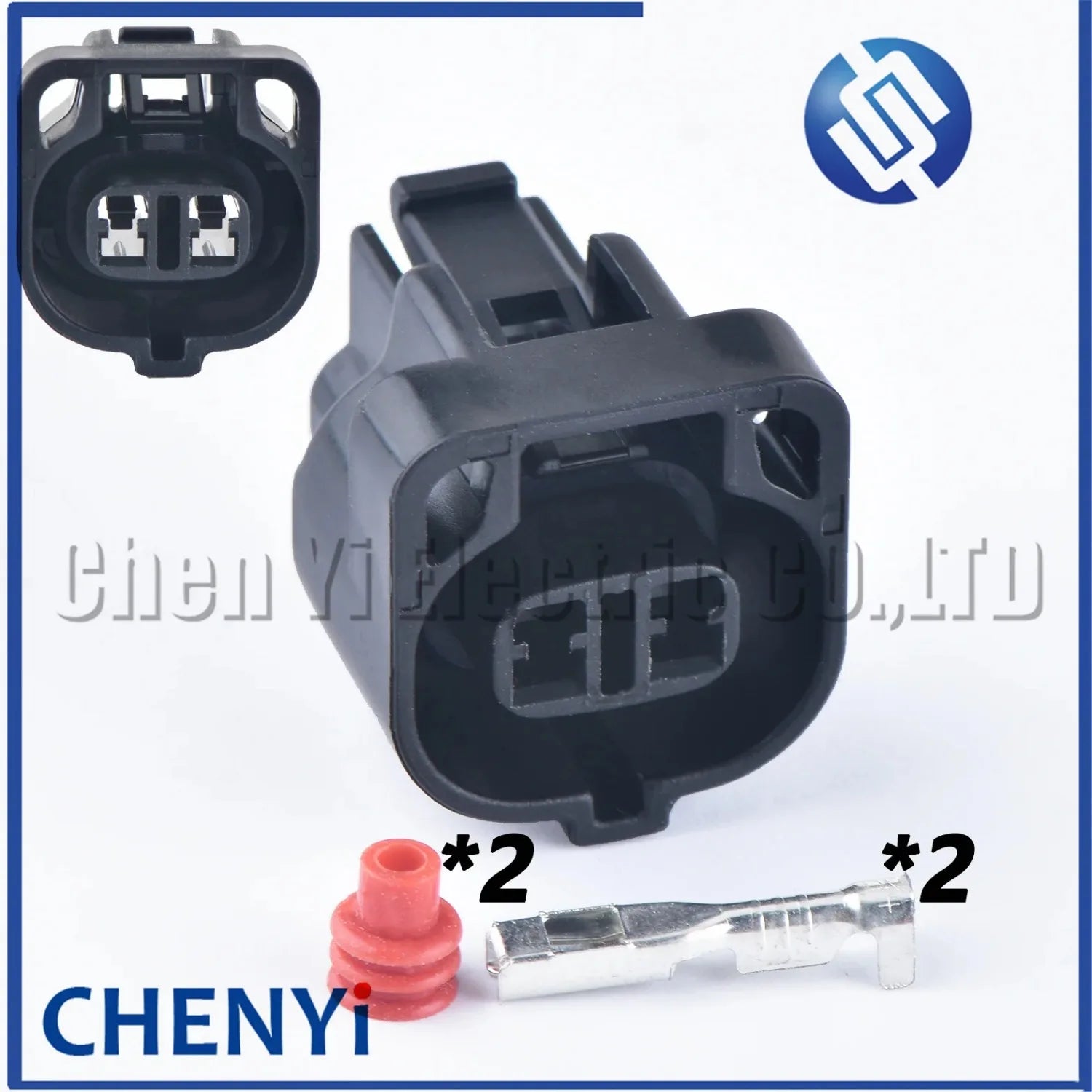 2 Pin Auto waterproof connector fog light turn signal light plug 302-00162 For Nissan Pajero Outlander Legnum/Galant EA EVO