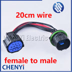10 Pin auto headlight plug waterproof Headlamps socket HP406-10021 wiring harness connector For Hyundai IX25 Kia K2 K3 with wire