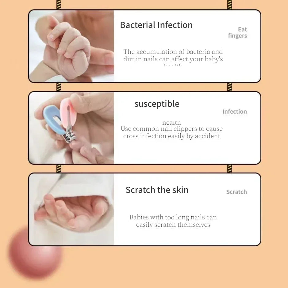 Electric Nail Grinder for Babies And Kids Home Use Polishing Set Nail Clippers Kit for Children Amagi