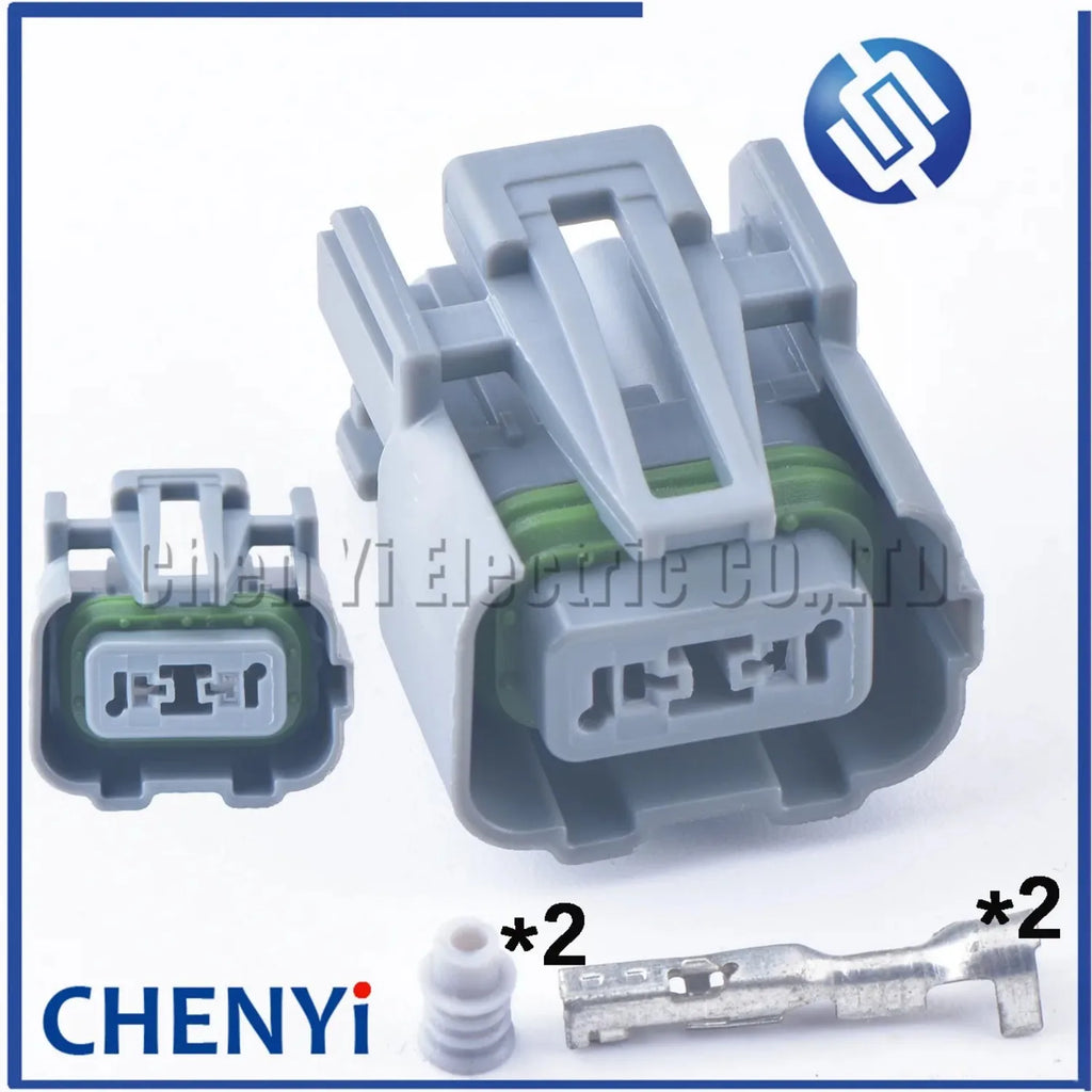 2 Pin auto connector front bumper radar probe fog lamp turn signal stoplight plug 15492200 13547918 For Ford Jeep Chevrolet