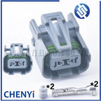 2 Pin auto connector front bumper radar probe fog lamp turn signal stoplight plug 15492200 13547918 For Ford Jeep Chevrolet