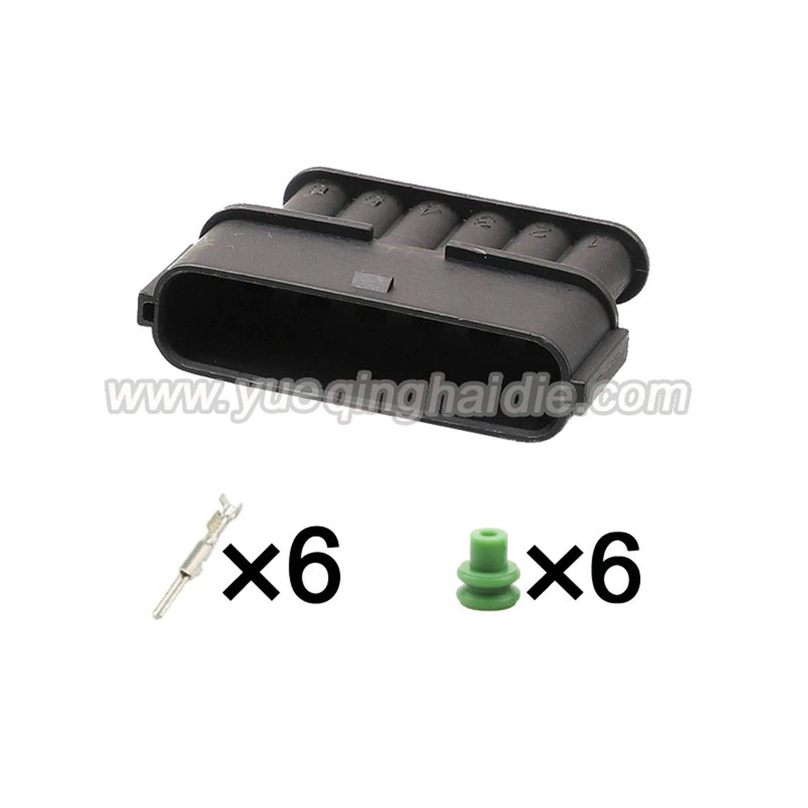 6 Pin Connector Waterproof 2.2mm Male Female Connector Automotive AC Assembly Wire Harness Cable Plug for Toyota 7283-1968-30