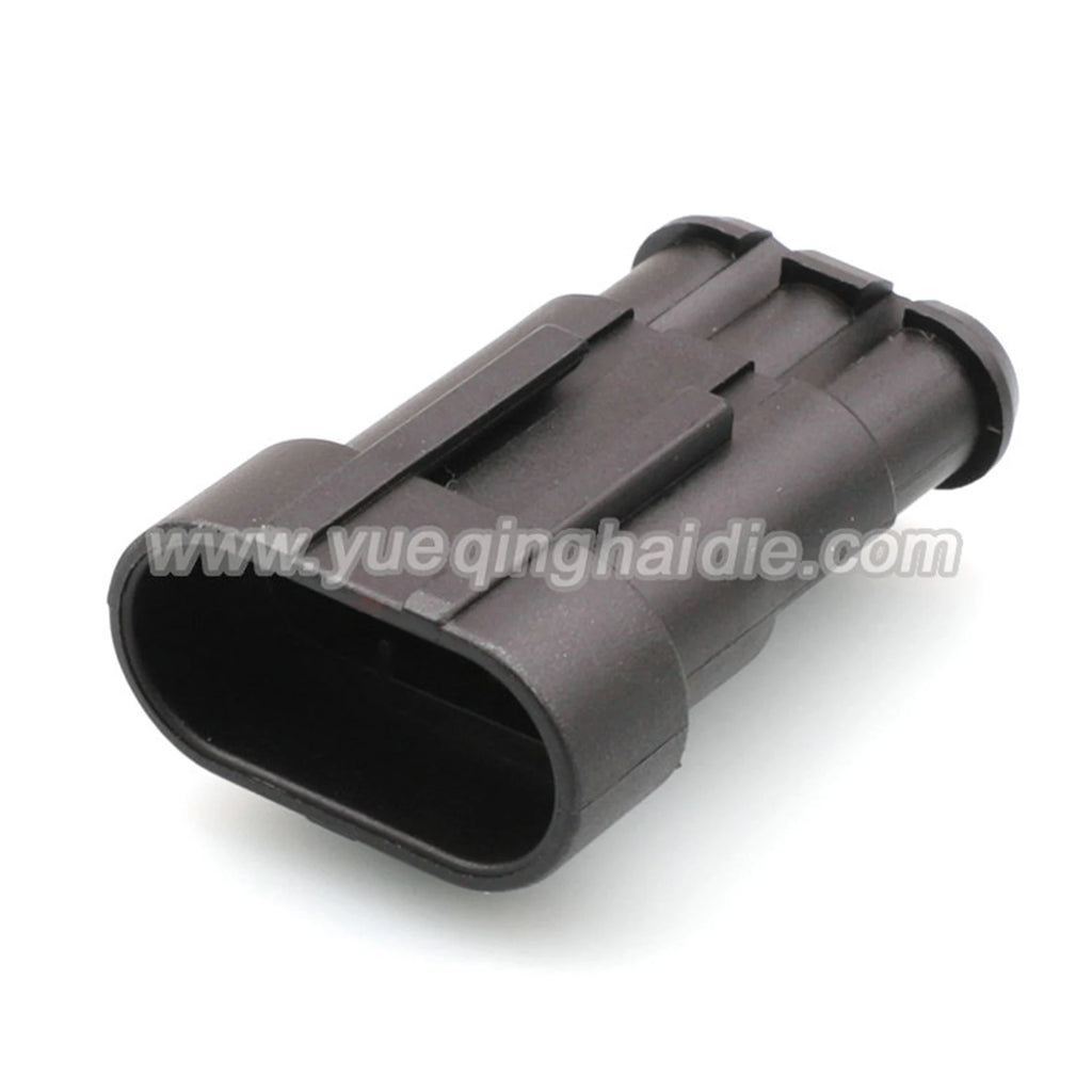 AMP 3Pin ConnectorS Waterproof 1.8mm Male Female Connector Automotive Wiring Harness Cable Socket 282105-1 282087-1