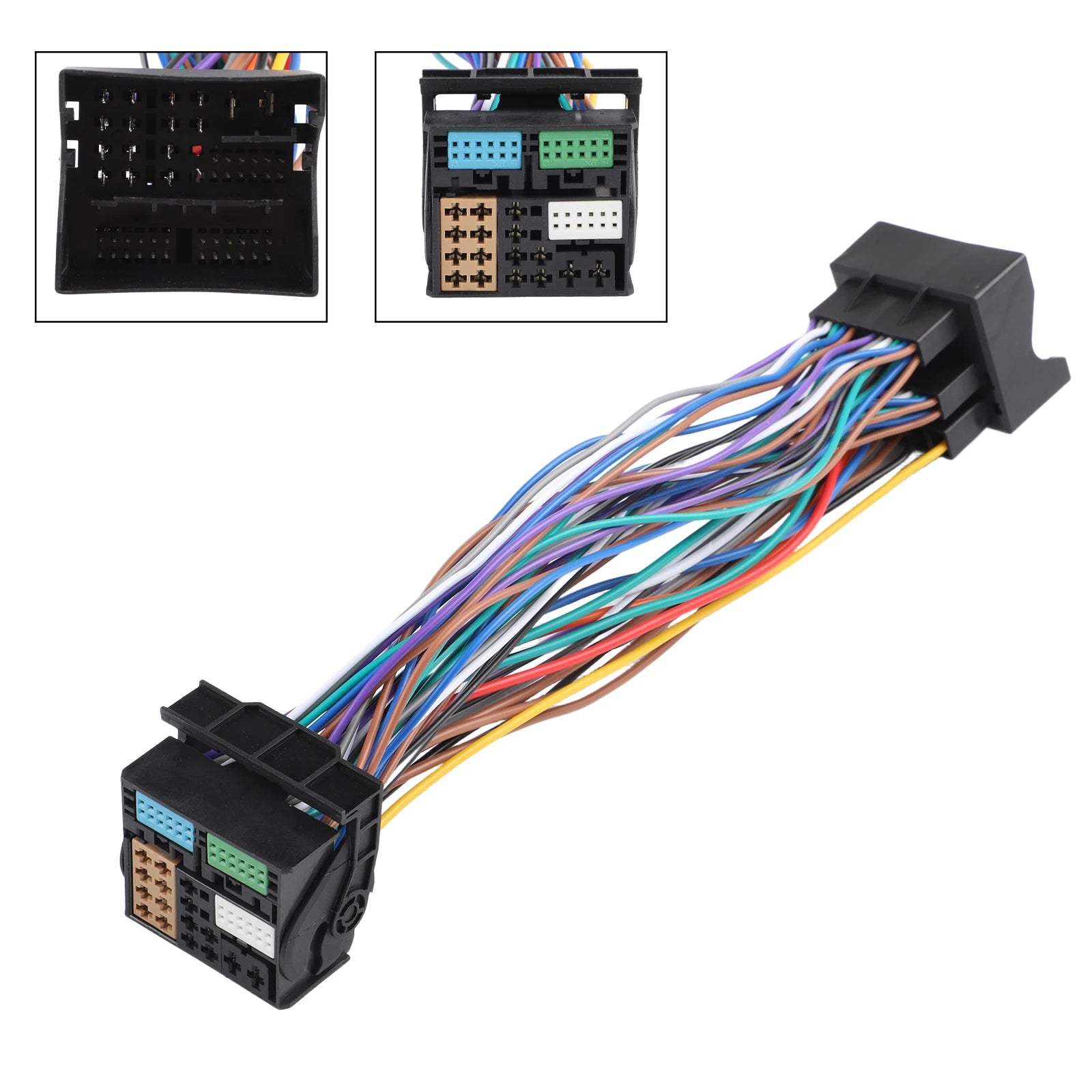 1 PCS  23cm MQB  Extension Cable 52 Pins  For A4 For A6 For  Skoda SEAT For  Golf 7 MK5 MK6 Extension  Harness Adapter  Cable