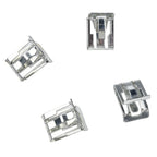 25Pcs Metal Fastener Clips 1/2 X 5/8 Car Retainer Moulding Trim Accessories Dashboard Side Panel Audio Clips