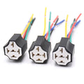 5 pins Auto relay socket 5 pin relay connector plug Ceramic Relay Holder Seat High Relay With Pins Ceramic Car relay holder
