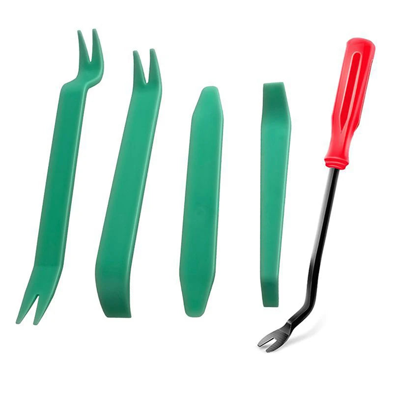 5Pcs/set DIY Accessories Car Buckle Car Audio Disassembly Tool Door Panel Interior Disassembly Driver Pry Bar