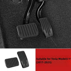 For Tesla Model 3/Y Aluminum Pedal Cover 2 Pack Accessories 2019-2024 Foot Pedal Pads Anti-Slip Performance Accelerator amagi