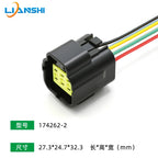 174352-2 AMP type connector, automotive waterproof plug terminal connector, 4/6/8/12-pin male and female plug, 1.8 series plug