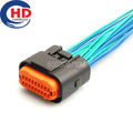 MX23A18SF1 Waterproof  18 Pin ECU Standard Pinheader Female Plug Housing Automotive Connector Wiring Harness