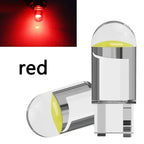 Car LED COB Bulb T10 W5W Signal Light 12V 7500K White Auto Interior Dome Reading License Plate Lamps Wedge Side Bulbs Amagi