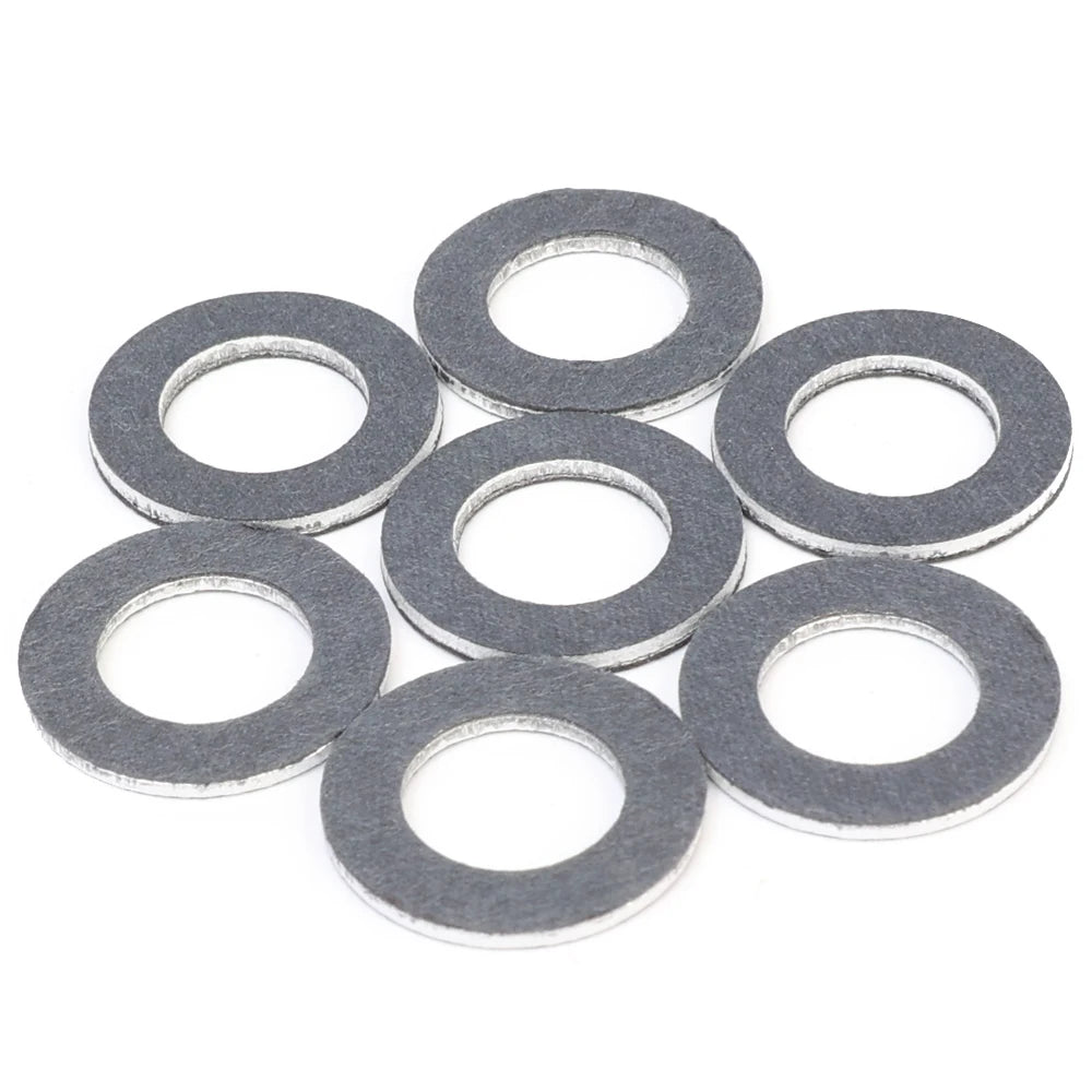 Screw Gasket Oil Drain Sump Plug Washers Hole for Toyota OE90430-12031 12mm Aluminum Accessories Seal Gasket Engine Parts