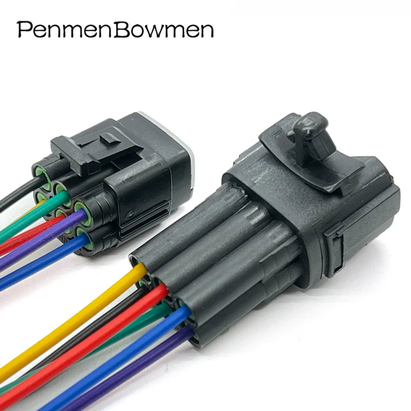 1 Set 6 Pin Car Throttle Pedal Electrical Connector Wire Harness Plug 6188-0209 90980-1128 6188-0209