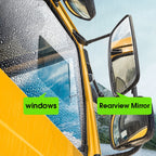 Car Rearview Mirror Protective Film Side Windows Sticker Anti Fog Glare Rainproof Waterproof Mirror Film Clear Nano Coatin