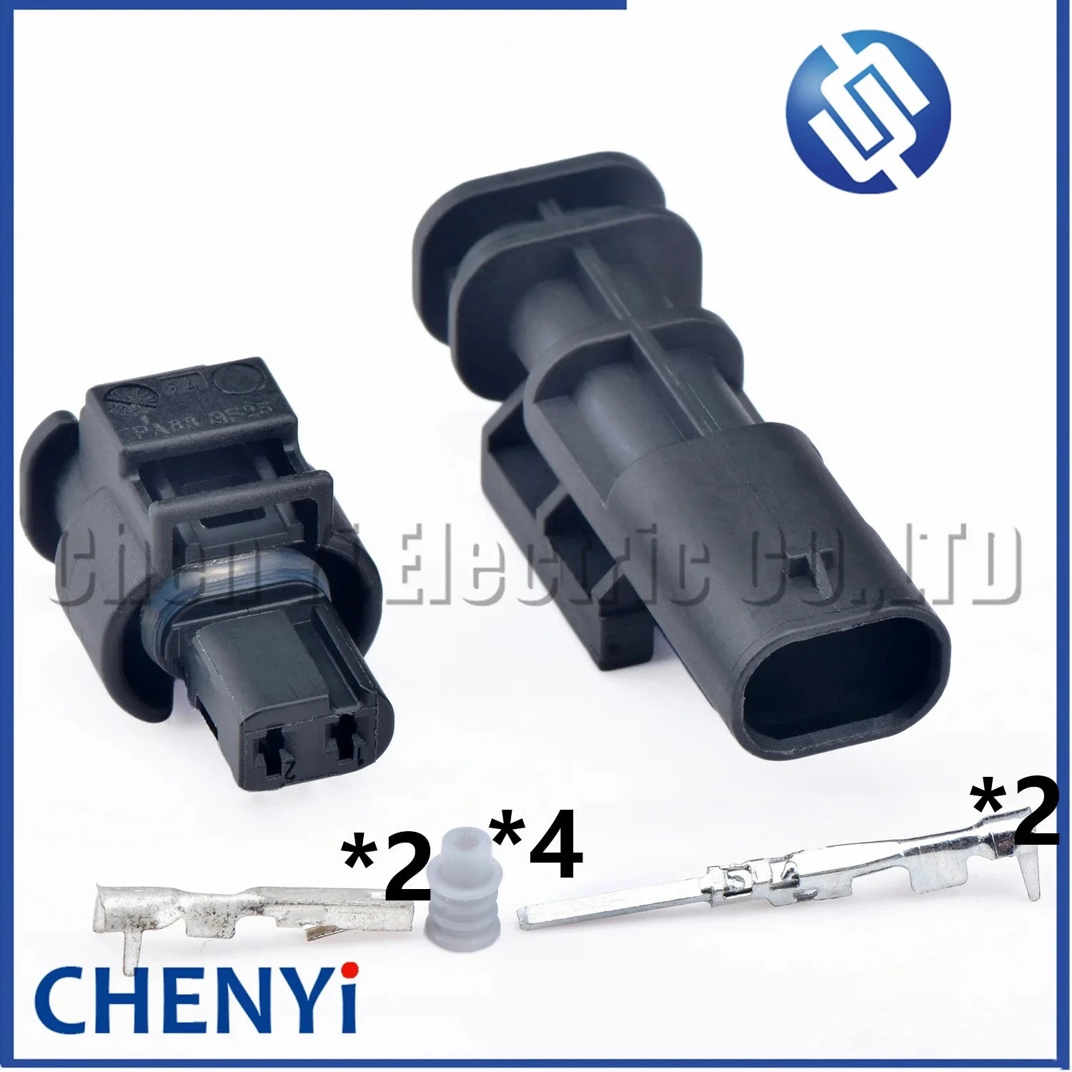 2 Pin Automotive waterproof connector Fuel pump plug Solenoid valve plug 872-857-561 872-863-561 7543312-02